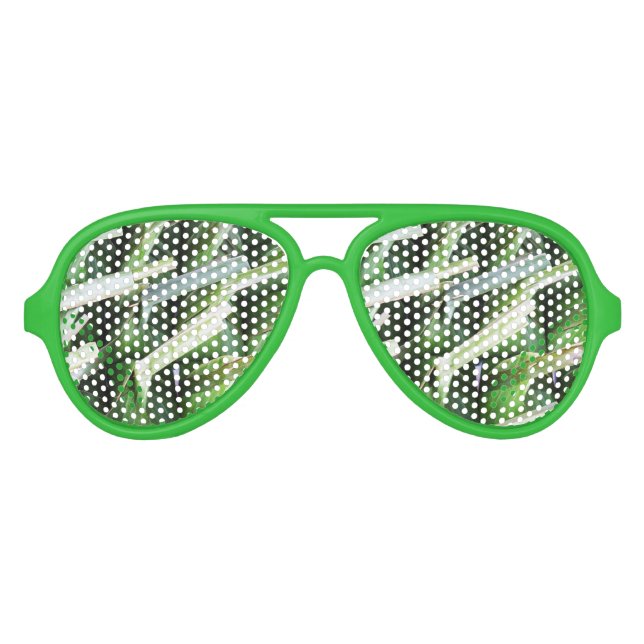 Lunettes De Fête Aviateur Paquets en feuille de bananier enveloppés (Devant)