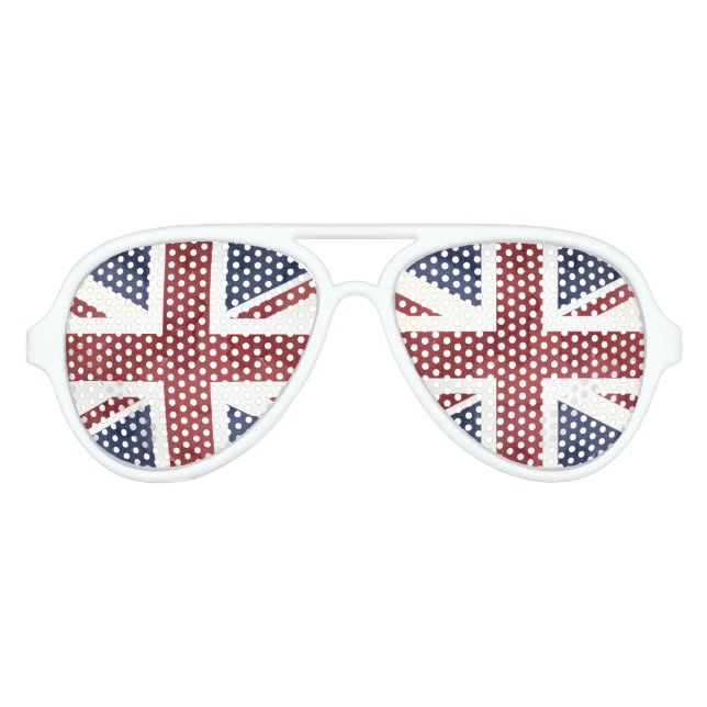 LUNETTES DE FÊTE AVIATEUR PIXDEZINES UNION JACK (Devant)