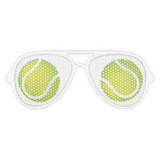 Lunettes De Fête Aviateur Tennis Balls Party Shades