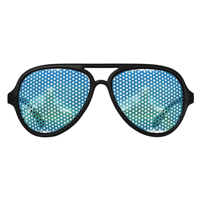 Lunettes De Fête Aviateur Tortue de mer (Devant)