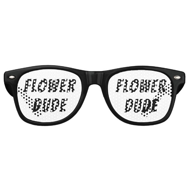 Lunettes de fête de l'homme de fleurs (Devant)