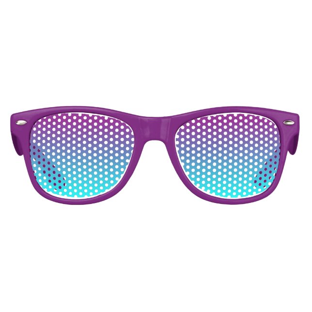 Lunettes De Fête Enfant Aqua Ombre violet (Devant)