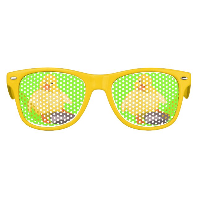 Lunettes De Fête Enfant Canard jaune mignon (Devant)