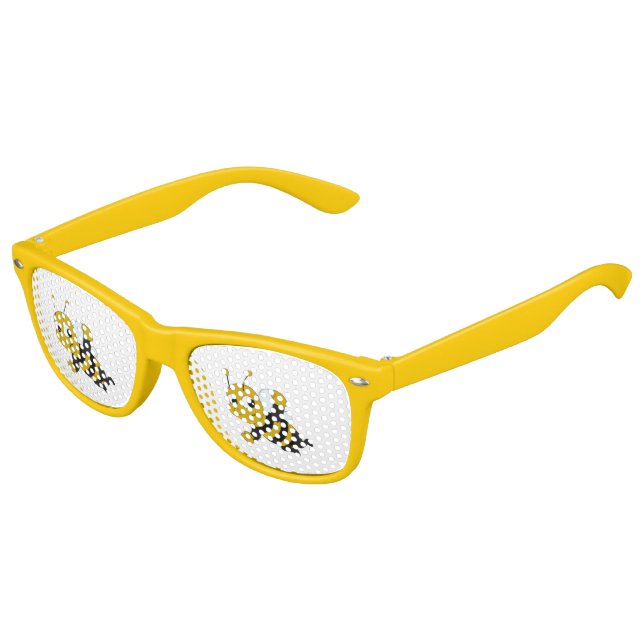 Lunettes De Fête Enfant Caricature d'abeille (Angle)