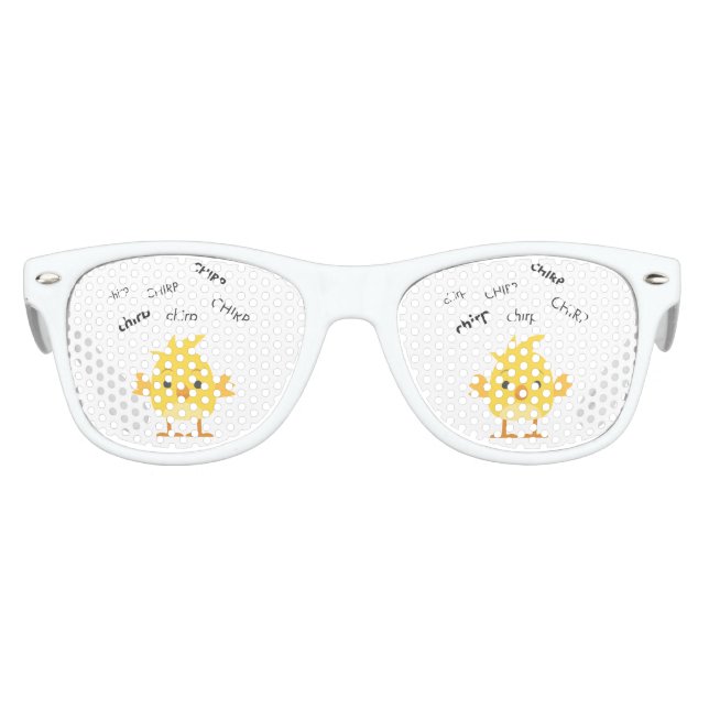 Lunettes De Fête Enfant Chirp Baby Chick Cute Emoji (Devant)