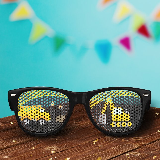 Lunettes De Fête Enfant Construction Anniversaire Fun Boy (Créateur téléchargé)