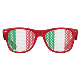Lunettes De Fête Enfant Drapeau italien, Drapeau italien amusant