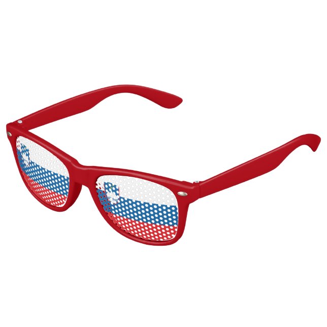 Lunettes De Fête Enfant Drapeau slovène (Angle)