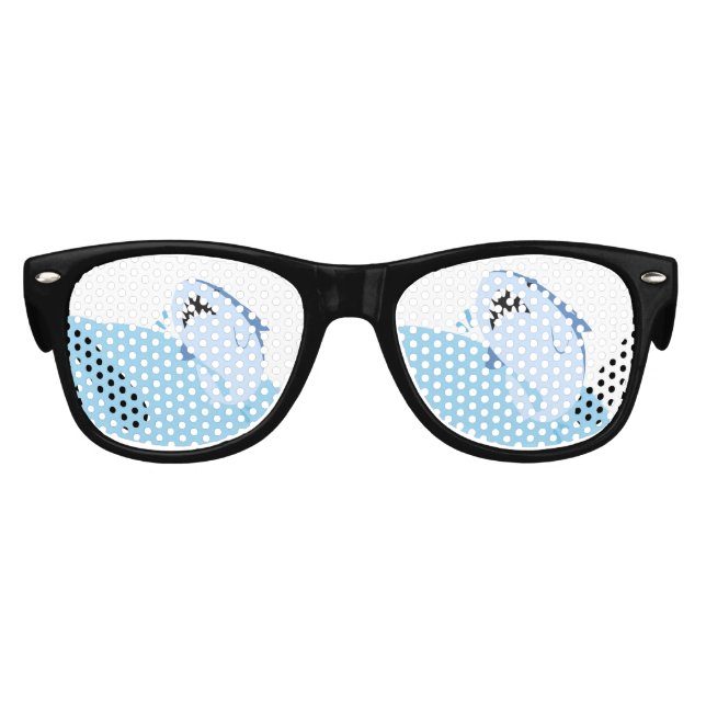 Lunettes De Fête Enfant Fournitures de fête d'anniversaire de requin (Devant)