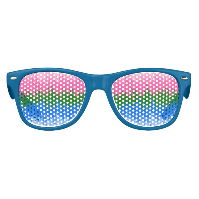 Lunettes De Fête Enfant Indicateur Abstrait Omniromantic Pride (Devant)