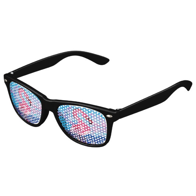 Lunettes De Fête Enfant Peinture Flamant rose (Angle)