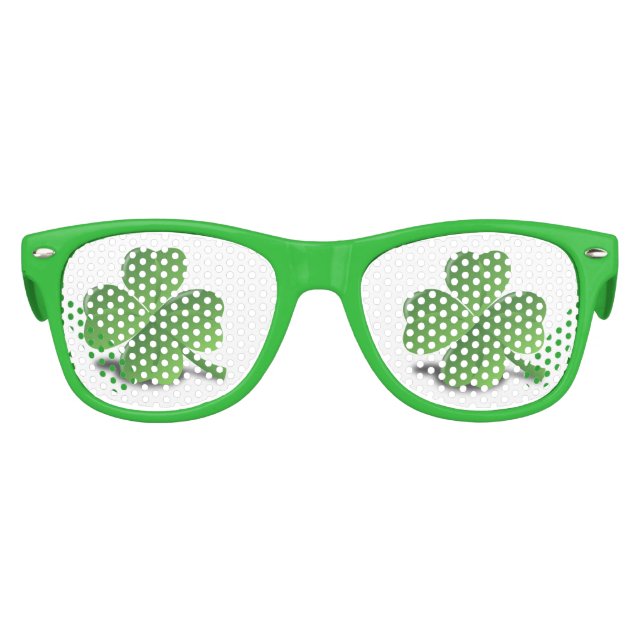 Lunettes De Fête Enfant Shamrock ・ Fête de la Saint-Patrick (Devant)