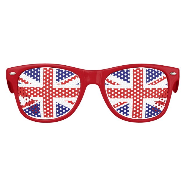 Lunettes De Fête Enfant United Kingdom Union Jack Flag Retro Kids Party (Devant)