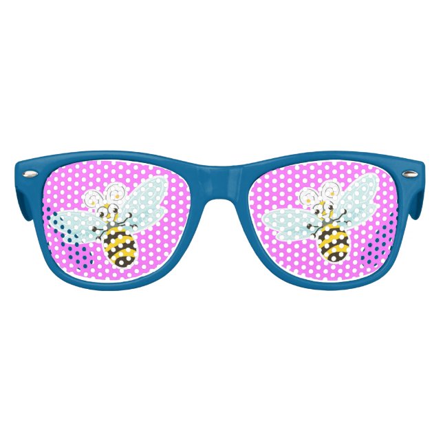 Lunettes De Fête Enfant Wing-Nutz™_Bumble Bee (Buzz)_sweet & fun_Bee Cool  (Devant)