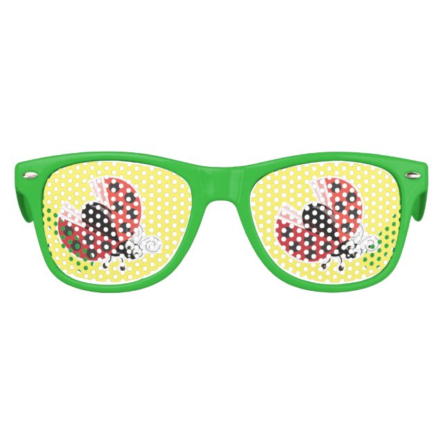 Lunettes De Fête Enfant Wing-Nutz™_Ladybug (Dotty)_party time_cool (Devant)