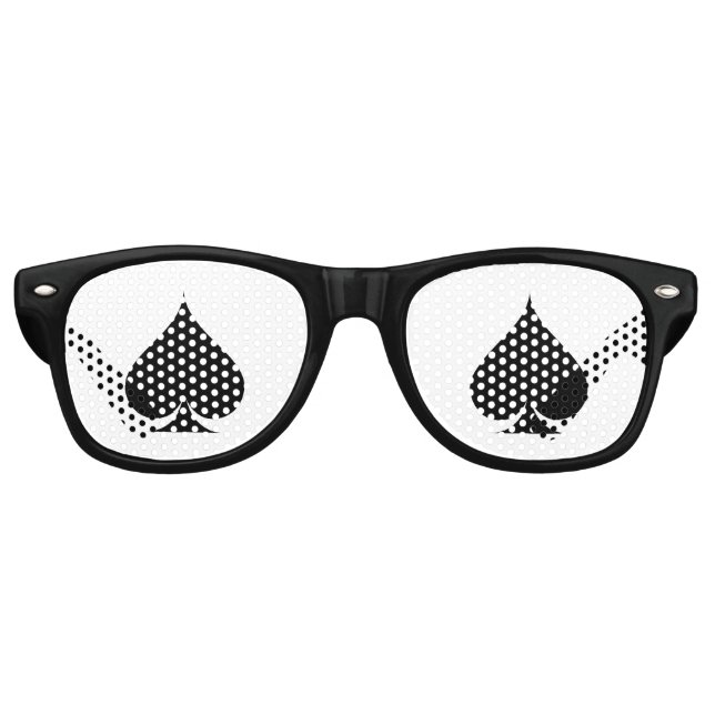 Lunettes De Fête Retro Ace des pique-niques Halloween (Devant)