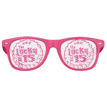Adulte Retro Party Shades, Blanc