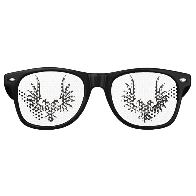 Lunettes De Fête Retro Aigle à deux têtes (Devant)