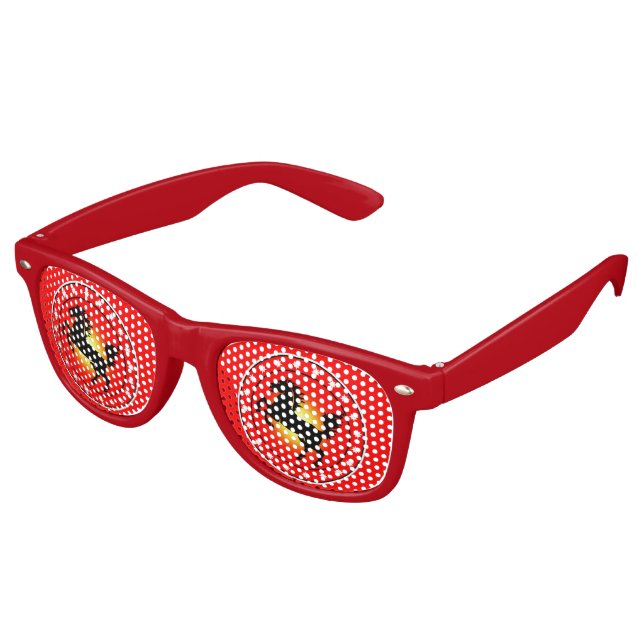 Lunettes De Fête Retro Année du Cheval (Angulaire)
