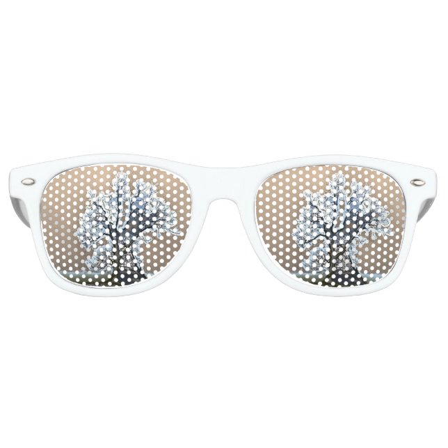 LUNETTES DE FÊTE RETRO ARBRE LONE (Devant)