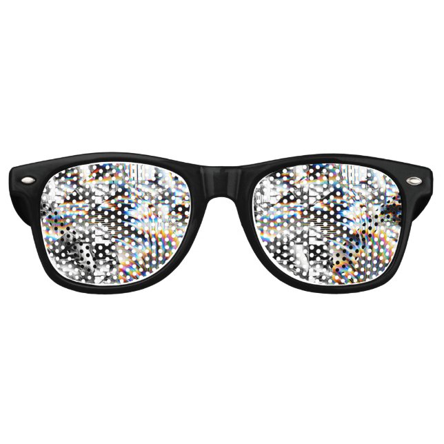 Lunettes De Fête Retro Attaque arc-en-ciel (Devant)