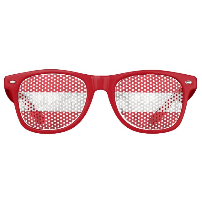 Lunettes De Fête Retro Autriche (Devant)