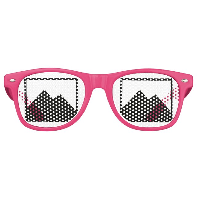 Lunettes De Fête Retro Bachelorette Parti Rétro Shades Modèle (Devant)