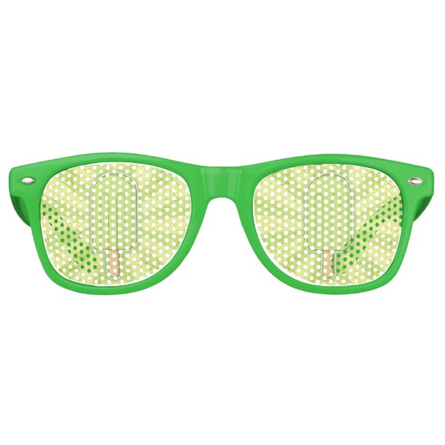Lunettes De Fête Retro Bâton de crème glacée de chaux (Devant)