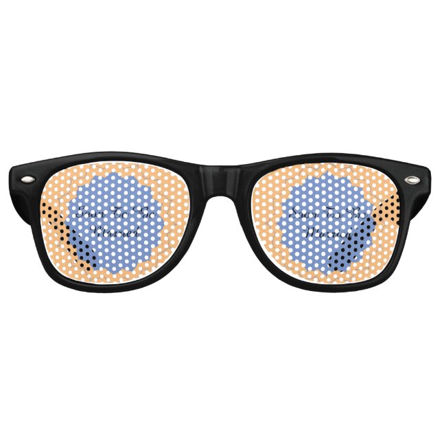 Lunettes De Fête Retro Bientôt Être Marié (Devant)