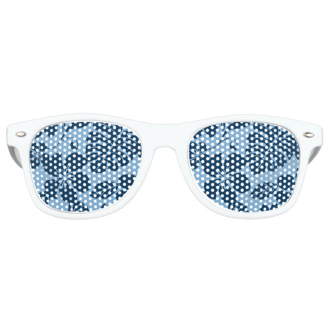 Lunettes De Fête Retro BIKINI ROSE (BLEU x 2) (Devant)