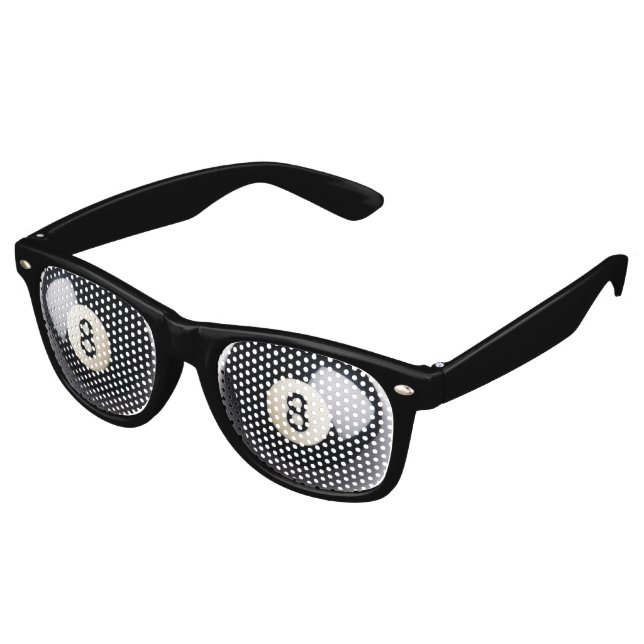 Lunettes De Fête Retro Billard Snooker 8-Ball Party Shades