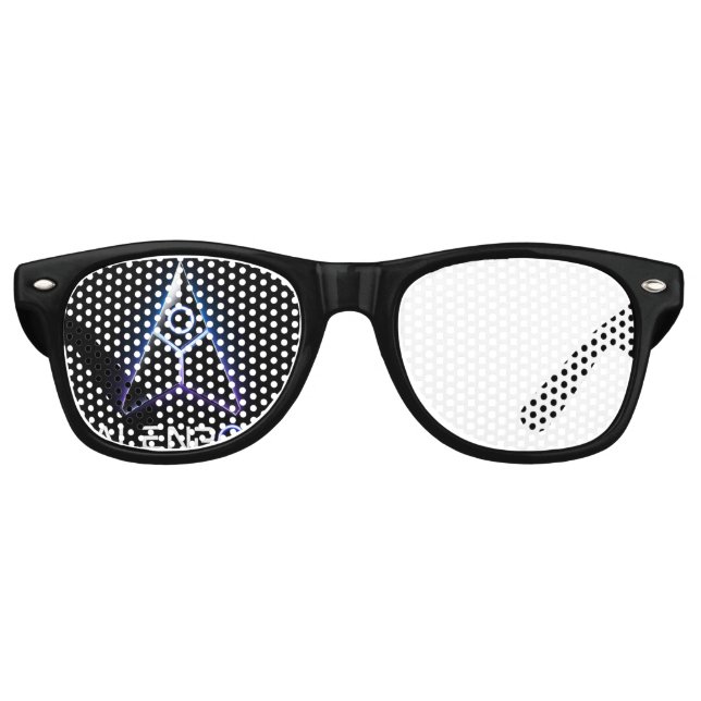 Lunettes De Fête Retro Boutons Palenpora (Devant)