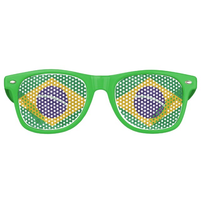 Lunettes De Fête Retro Brésil (Devant)