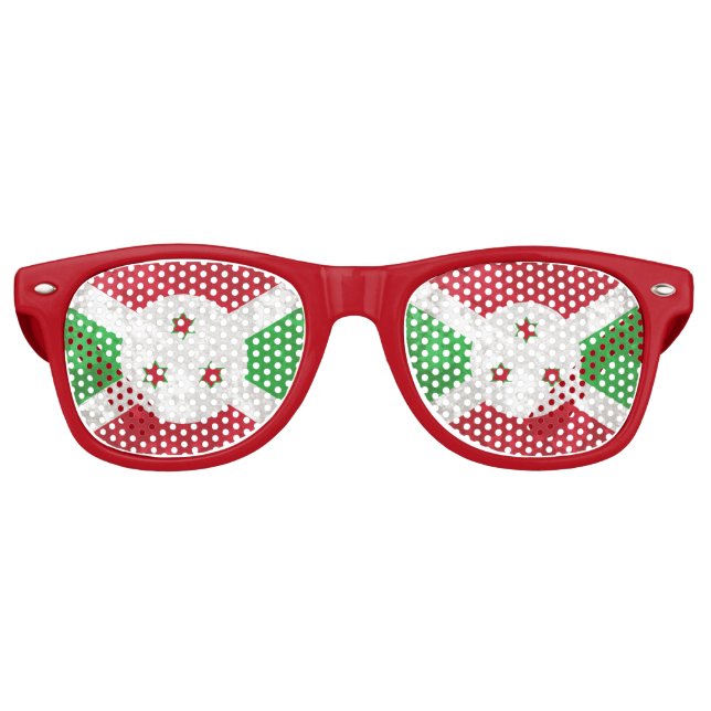 Lunettes De Fête Retro Burundi (Devant)