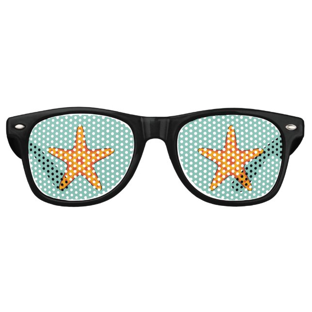 Lunettes De Fête Retro Carton d'Épis orange mignon
