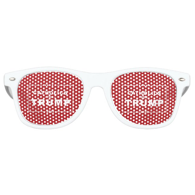 LUNETTES DE FÊTE RETRO CATHOLIQUES POUR TRUMP 2020 (Devant)