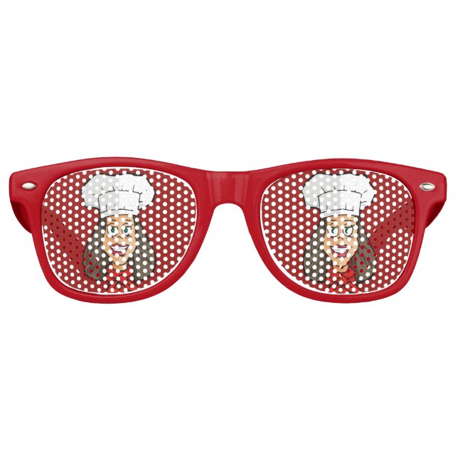 Lunettes De Fête Retro Chef femme (Devant)