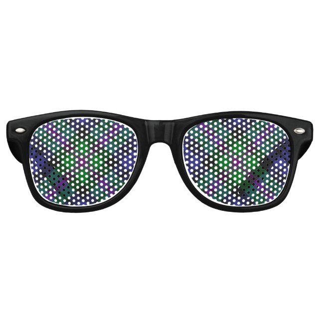 Lunettes De Fête Retro Clan Baird Tartan (Devant)
