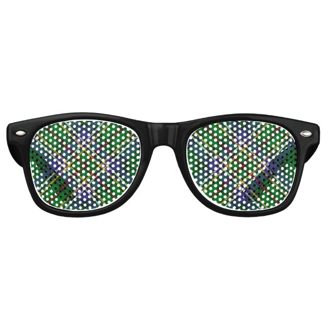 Lunettes De Fête Retro Clan Cockburn Tartan (Devant)