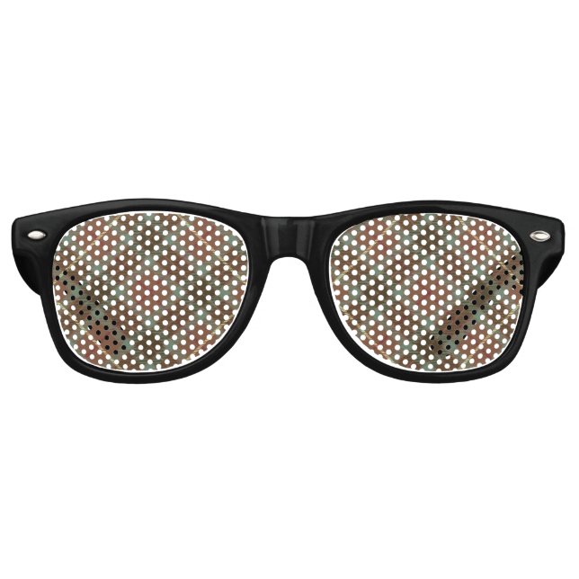 Lunettes De Fête Retro Clan Fraser Chasse Tartan Patiné (Devant)