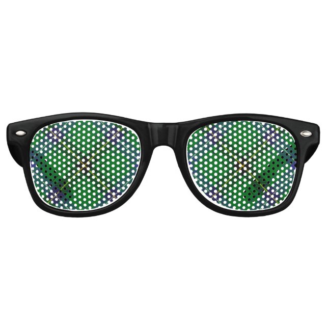 Lunettes De Fête Retro Clan Henderson Tartan (Devant)