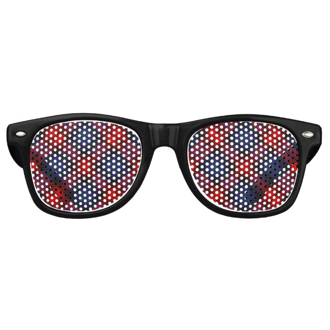 Lunettes De Fête Retro Clan MacLachlan Tartan (Devant)
