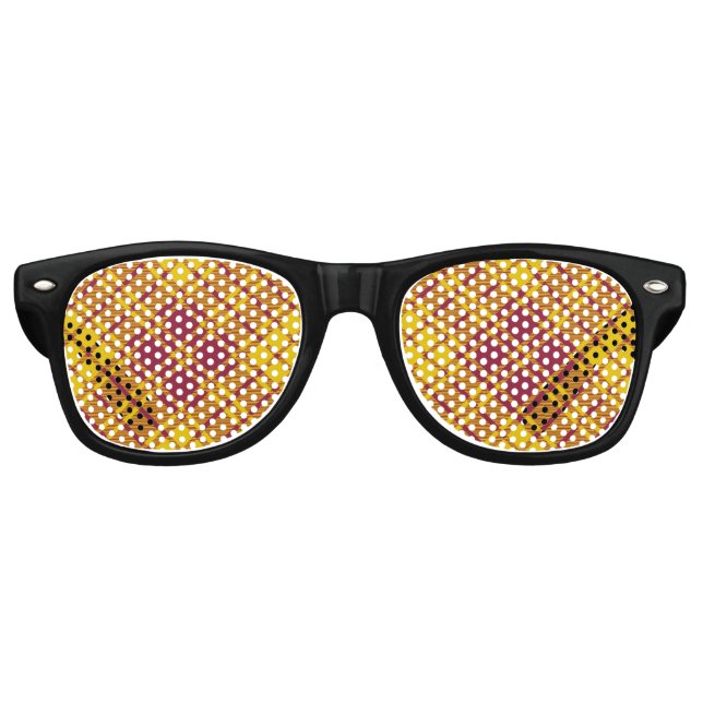 Lunettes De Fête Retro Clan MacMillan robe Tartan (Devant)