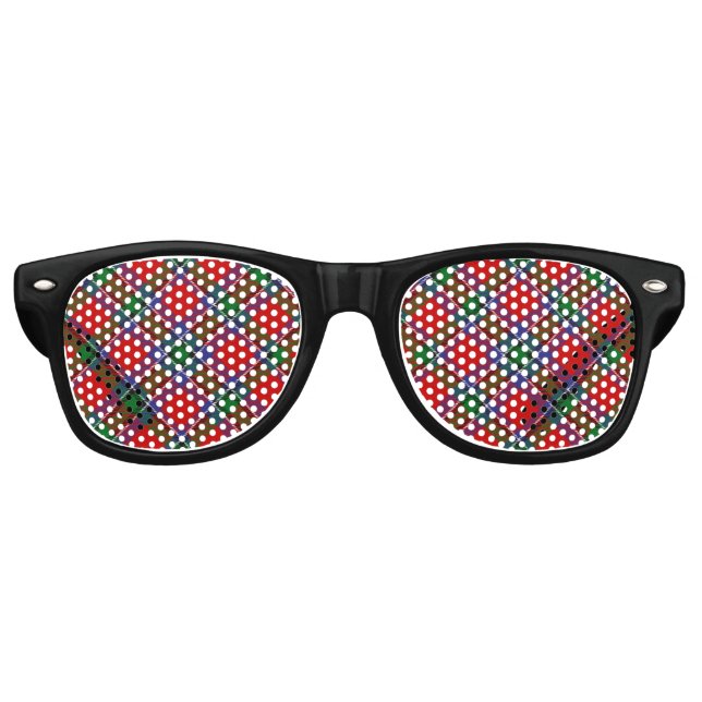 Lunettes De Fête Retro Clan Sinclair Tartan (Devant)