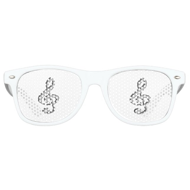 Lunettes De Fête Retro Clé de table en 3D (Devant)