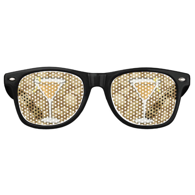 Lunettes De Fête Retro Cocktail Sidecar (Devant)