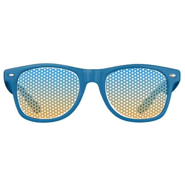 Lunettes De Fête Retro coucher de soleil de bronco (Devant)
