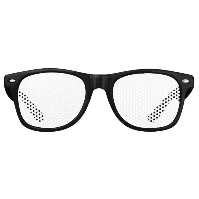 Lunettes De Fête Retro Créez Votre Propre (Devant)