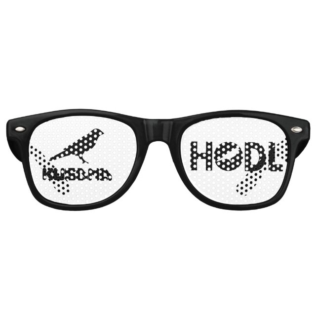 Lunettes De Fête Retro crypto-monnaie Kusama - T-shirt Kusama KSM (Devant)