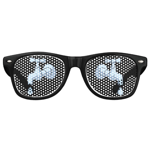 Lunettes De Fête Retro Déclenchement du robinet (Devant)